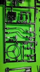 Mack DM800 Heavy Duty 1/25 cab body glass chrome parts interior seat rig tractor