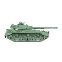 Army Tank Unpainted 1/450 Military Model Kit Argentina TAM Medium Tank