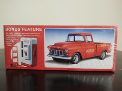 AMT COCA COLA ’55 CHEVY CAMEO PICKUP TRUCK MODEL KIT Plastic 1:25 Scale AMT1094