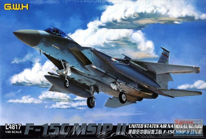LNRL4817 1:48 Great Wall Hobby F-15C Eagle MSIP II US Air Force ANG