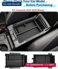 2 Layer-2024 2025 2026 Crosstrek Center Console Organizer for Subaru Crosstrek (