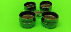 1/25 Tyrone Malone Hideout Kenworth Aerodyne Transporter Chrome Rims Wheel Backs