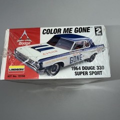 New LINDBERG Color Me Gone 1964 DODGE 330 SUPER STOCK 1:25 FACTORY SEALED