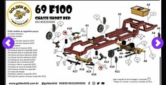 1/25 Lowered Frame for Moebius 1969 Shortbeds