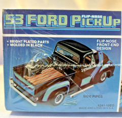 MPC FORD ’53 Flip-Nose PickUp model kit NEW in FACTORY SEALED BOX-RARE KIT