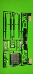 Chrome Sprue Grill Peterbilt 359 Cross Country Hauler 1/25 AMT Mirrors Exhaust