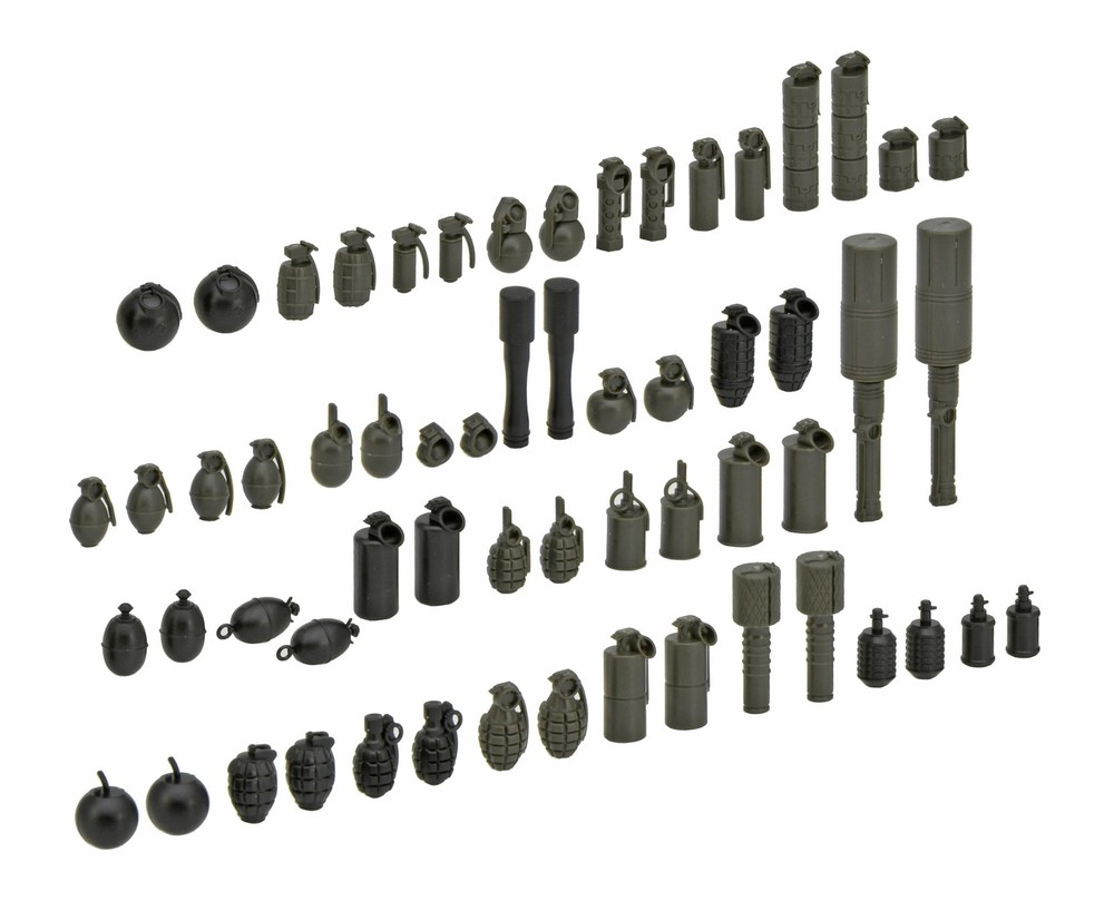 Little Armory STUDY1942 LD046 Grenade Set Plastic Model
