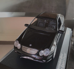 1/43 MINICHAMPS Mercedes Benz , C class coupe, sport,met. Black, mint+++!