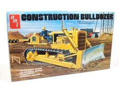 Construction Bulldozer 1:25 Scale Model Kit, White (AMT1086)