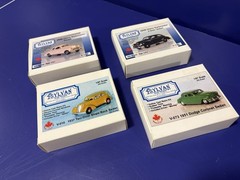 Sylvan 1:87 Vintage Auto Kits~Set of 4 – V-073, V-123, V-010, V-121 Canada NEW