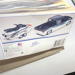 Revell Custom Chevy Pickup Waverider Boat Trailer Model KIT 1/25 Open Box Fast