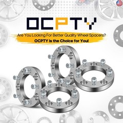 OCPTY 4PCS 5×5.5 to 5×5.5 Wheel Spacers 1″ Wheel Adapters 1/2″ Studs 108mm
