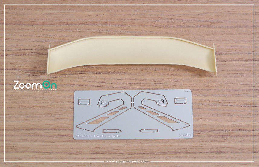 ZoomOn 1/24 R8 LMS GT3 Evo II Rear Spoiler for NuNu/SK Decals kits
