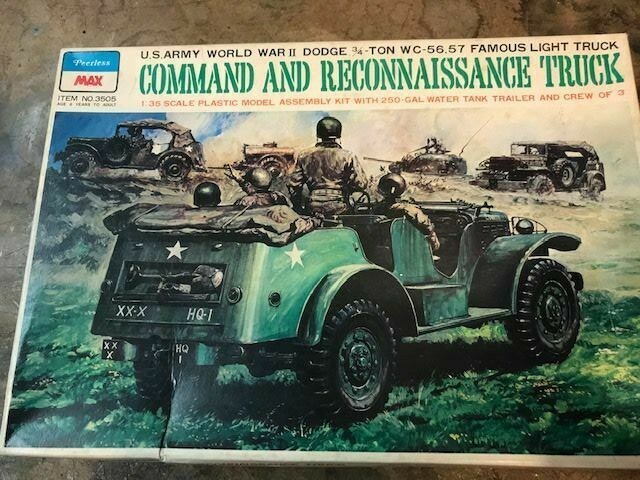 Vintage Peerless Dodge 3/4-ton Command & Reconn w/Water Tank..1/35..Kit 3505