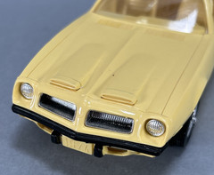 1974 Pontiac Firebird Formula 400 Yellow Dealer Promo Model Car