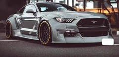Wide Body Resin Kit for Ford Mustang GT Unpainted Model Toys 1/24th