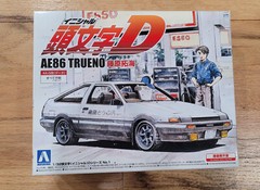 Aoshima Initial D No.1 AE86 TRUENO Takumi Fujiwara 1/32 scale kit from JAPAN
