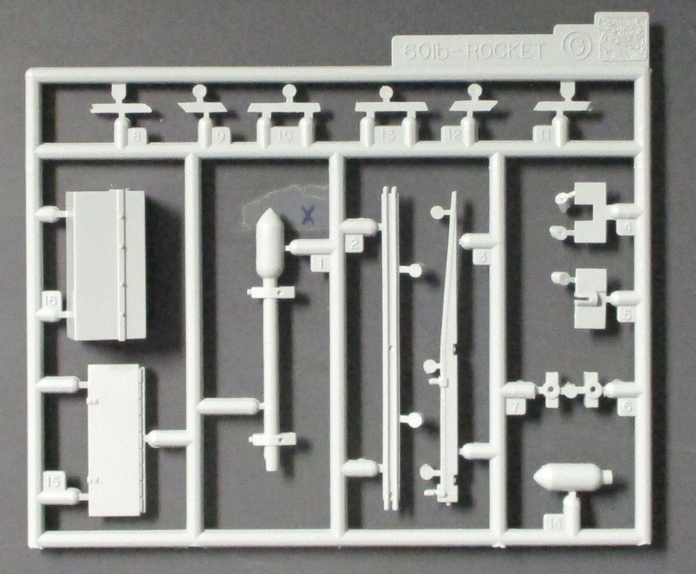 Dragon 1/35 Scale M4A4 with 60lb Rockets – Parts Tree G from Kit No. 6041