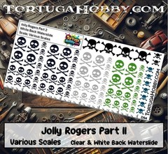 Jolly Rogers II – Pirates – Models, Derby Car or More – Waterslide Decals