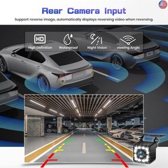 9 Inch Single Din Car Stereo with Mirror Link for Android/iOS, IPS Touch Screen