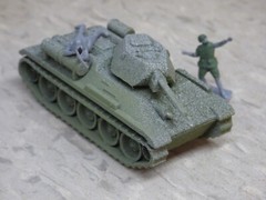 MIR / Roco Minitank Compatible WWII Russian T-34/76 & Airfix Soldiers Lot#7423B©