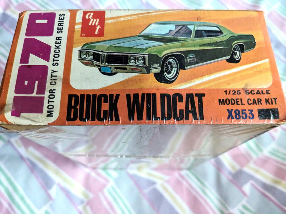 FACTORY-SEALED! **ORIGINAL VINTAGE AMT MOTOR CITY KIT “1970 BUICK WILDCAT” *NIB!