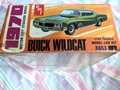FACTORY-SEALED! **ORIGINAL VINTAGE AMT MOTOR CITY KIT “1970 BUICK WILDCAT” *NIB!