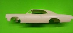 67 1967 GTO Pontiac 1/25 MPC Bare Body Shell Model Car Part
