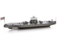 USS MONITOR & USS MERRIMACK IRONCLAD SHIPS STEEL MODEL KIT BY METAL EARTH ICX231