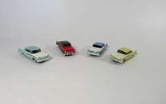 New! SMC-867 1957 Ford Fairlane Sedan 2 Door HO-1/87 Scale White Resin Kit