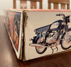 SUPER RARE(1973)-REVELL|BMW R75/5|WUNDERBIKE|1:8 Motorcycle Kit#1552|UNBUILT!!!