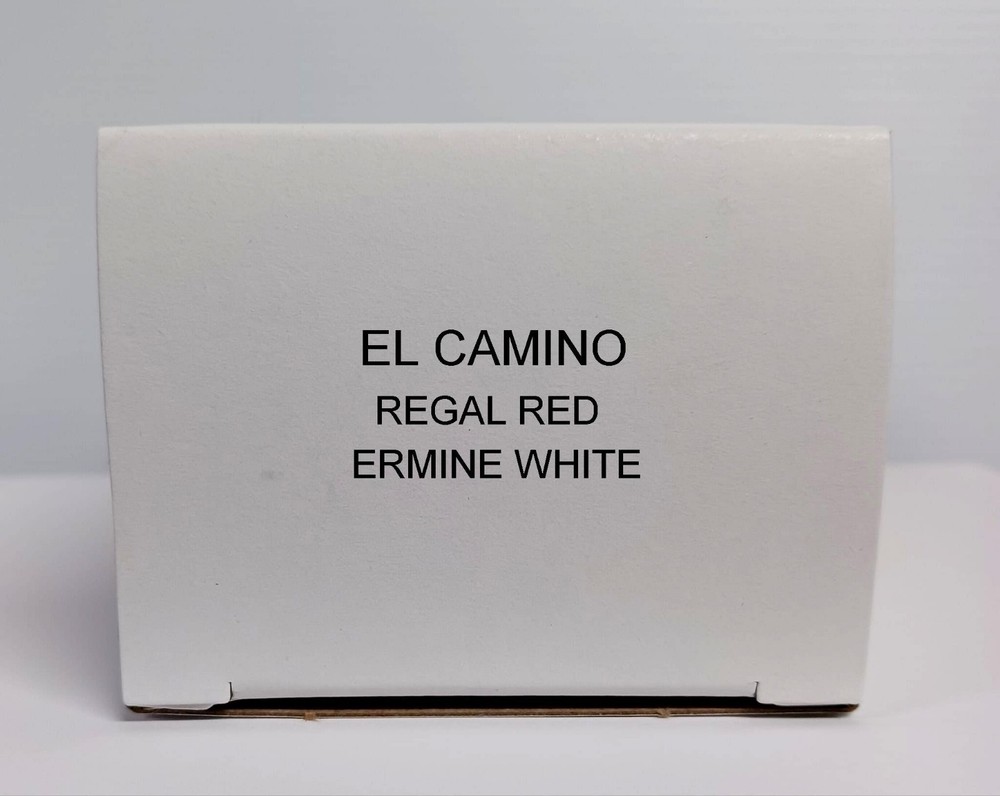 New 1965 Chevrolet El Camino Red EXT. White Promo Model Box Only Replica NO CAR