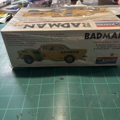 RARE Monogram Badman 1:24 Plastic Model Kit #6747 Factory Sealed 1973 Issue.