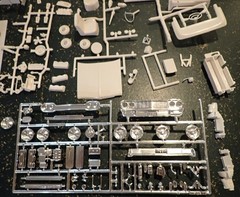 AMT 1963 Chevrolet Impala CV Lighted model kit unbuilt screw bottom 60s issue