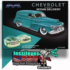 MOEBIUS MODELS 2303 1/25 1946, 47 or 48 CHEVY FLEETMASTER DELIVERY SEDAN KIT