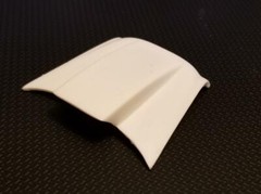 Resin Outlaw Hood for ’55 Chevy Bel Air Sedan AMT 1/25. HOT! NEW!