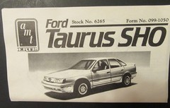 AMT FORD TAURUS SHO MODEL KIT