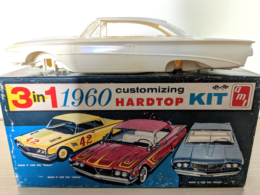ULTRA RARE! ORIGINAL VINTAGE AMT 1960 EDSEL RANGER HT Model Kit *GORGEOUS *L@@K!