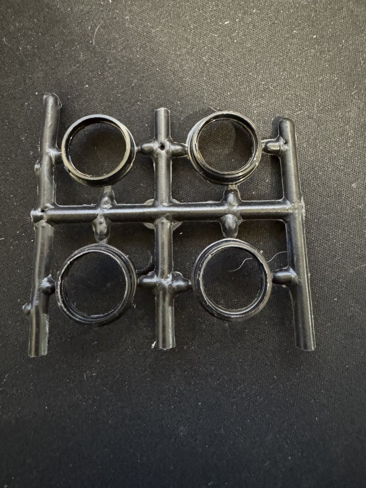 Revell 7383 57 Chevy Parts Kit Bash Step 27 Wheel Rims #67