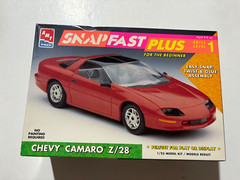Model Car Parts – AMT Chevy Camaro Z28 wheels tires ONLY 1/25 snap fast kit bash