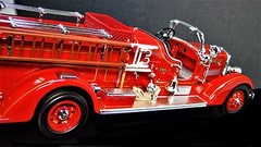 Fire Engine Truck Ford Built 1 Metal Model Vintage 1940 T 24 Pickup Car 16 A 25