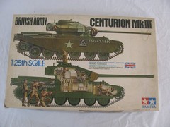 Tamiya 1/25 Scale WWII British Army Centurion Mk III Tank Model Kit #DTD114 New!