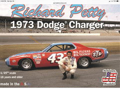 SALVINO JR RICHARD PETTY 1973 DODGE CHARGER STP #43 Model kit 1/25 McM FS
