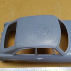 ABS-LIKE RESIN 3D PRINTED 1/25 1965 MG MGB GT, MGB-GT COUPE BODY