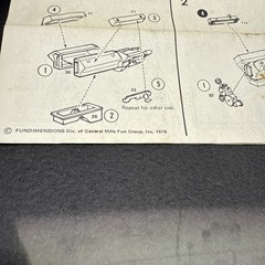 MPC Dodge Off Road Camper 1-0412 Instructions Original Manual 1976 Mopar RARE
