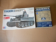 Vintage Tamiya German Tiger I Radio Control Tank Set Full 1/35 NIB Sealed Parts