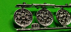 Phone Dial Custom Rims Wheels 1970 Chevelle SS 454 1/25 AMT Hot Rod Show Car