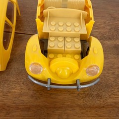 VW Beetle Models 2 Sunnyside SS 7707 1955 Bug & Airfix QuickBuild Yellow Plastic
