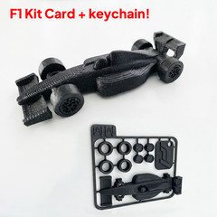 F1 Formula 1 Race Car Model Kit & Keychain Set – Perfect Gift for F1 3D Printed