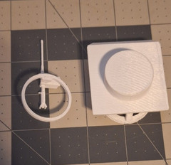 M20 Insert for M8 Greyhound American 6×6 Armored Car 3d Printed 1/32 Scale White